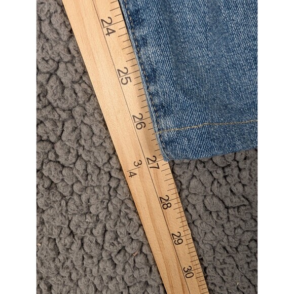 J Crew Jeans Mens 40x27 Blue Flex Straight Denim Stretch Cotton Outdoor Hemmed - Picture 5 of 7